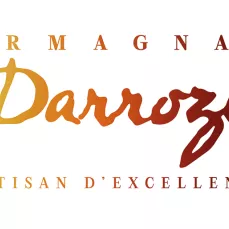 Logo Armagnac Darroze en dégradé de couleur du jaune au rouge foncé