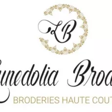 Logo or et noir Lunedolia Broderies