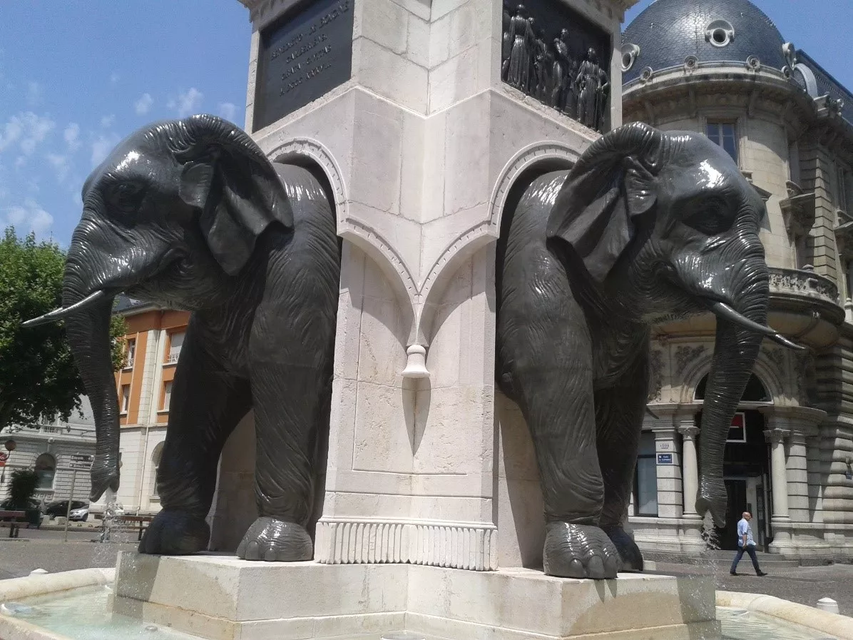 Fontaine des 4 sans-cul à Chambéry