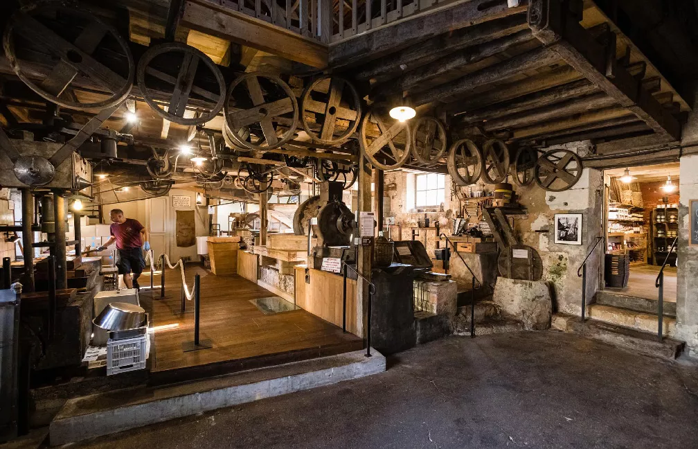 Intérieur du Moulin de la Veyssière