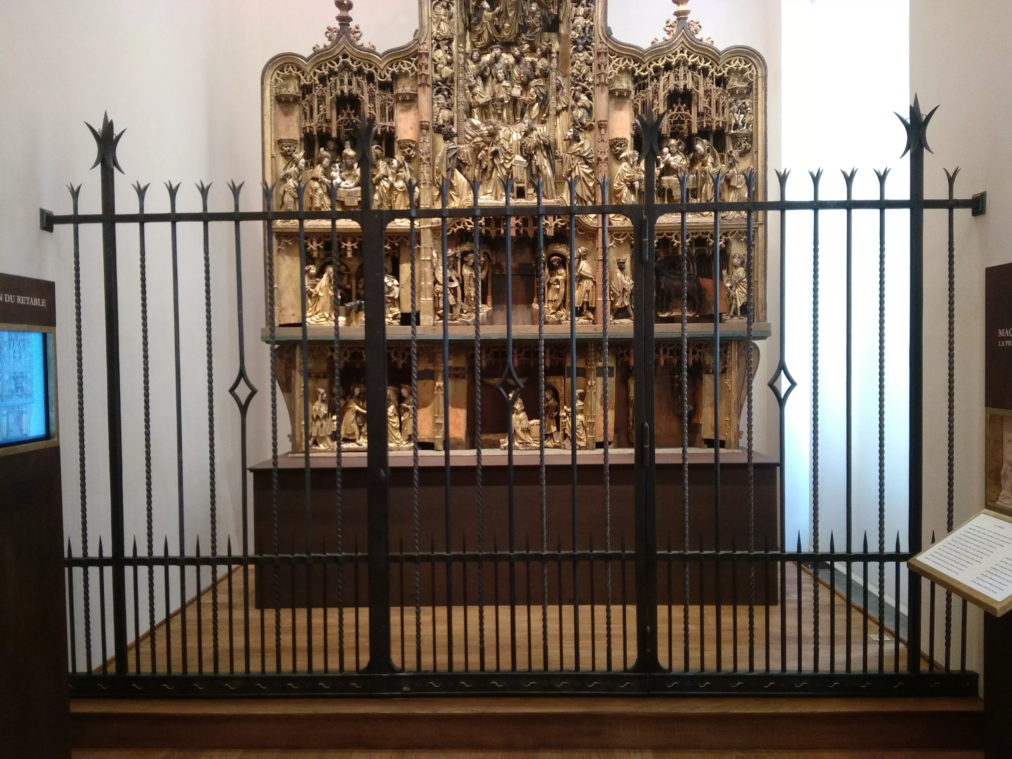 Création d'une grille en ferronnerie - Salle du trésor de la cathédrale St Pierre - Rennes
