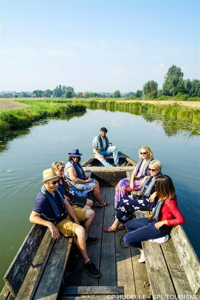 Croisière dans le marais audomarois