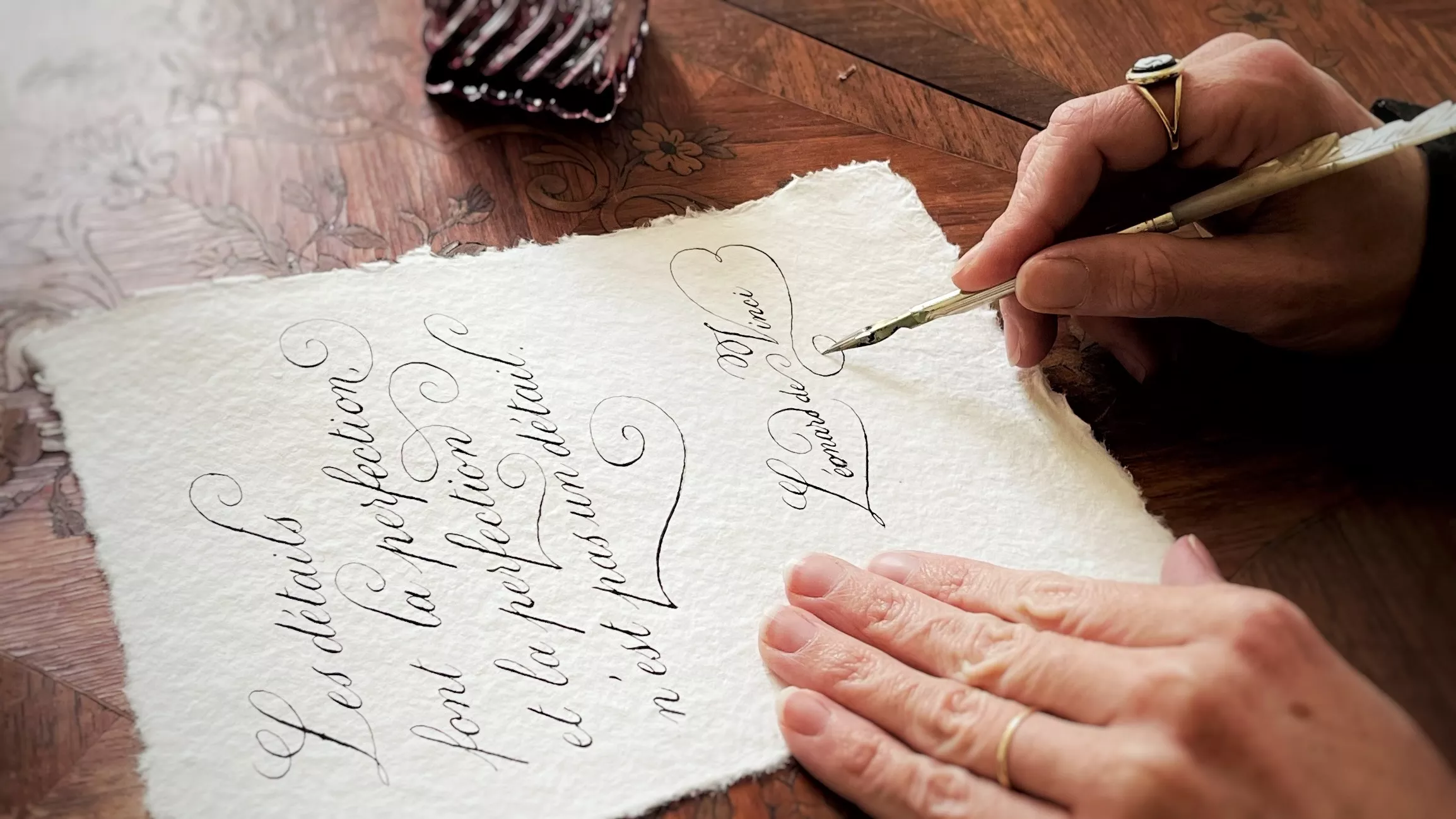 NOÉMIE KEREN LA CALLIGRAPHE BORDEAUX Calligraphie anglaise