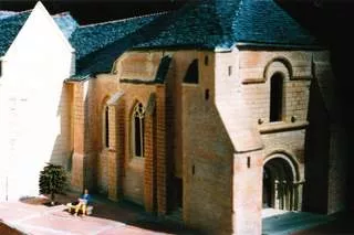 Eglise  en Touraine échelle 1/50