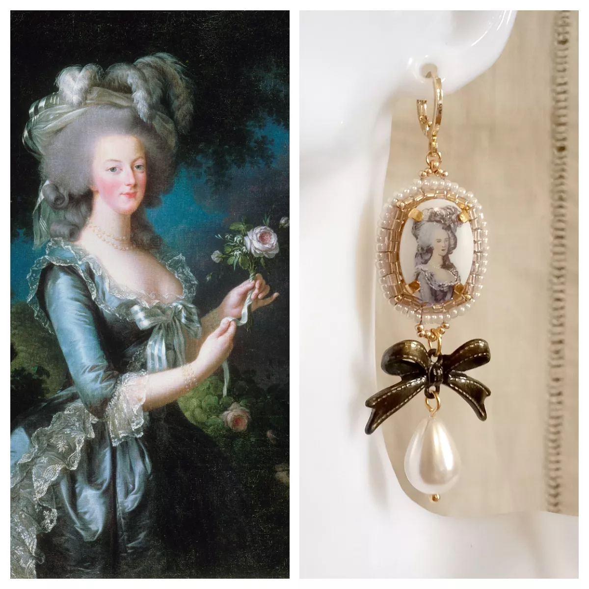 boucles d'oreille marie antoinette