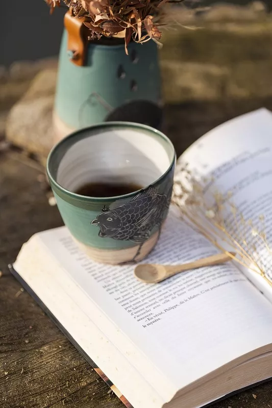 Mug de Morgane Thomassin céramiste Collection "Bestiaire Médiéval"