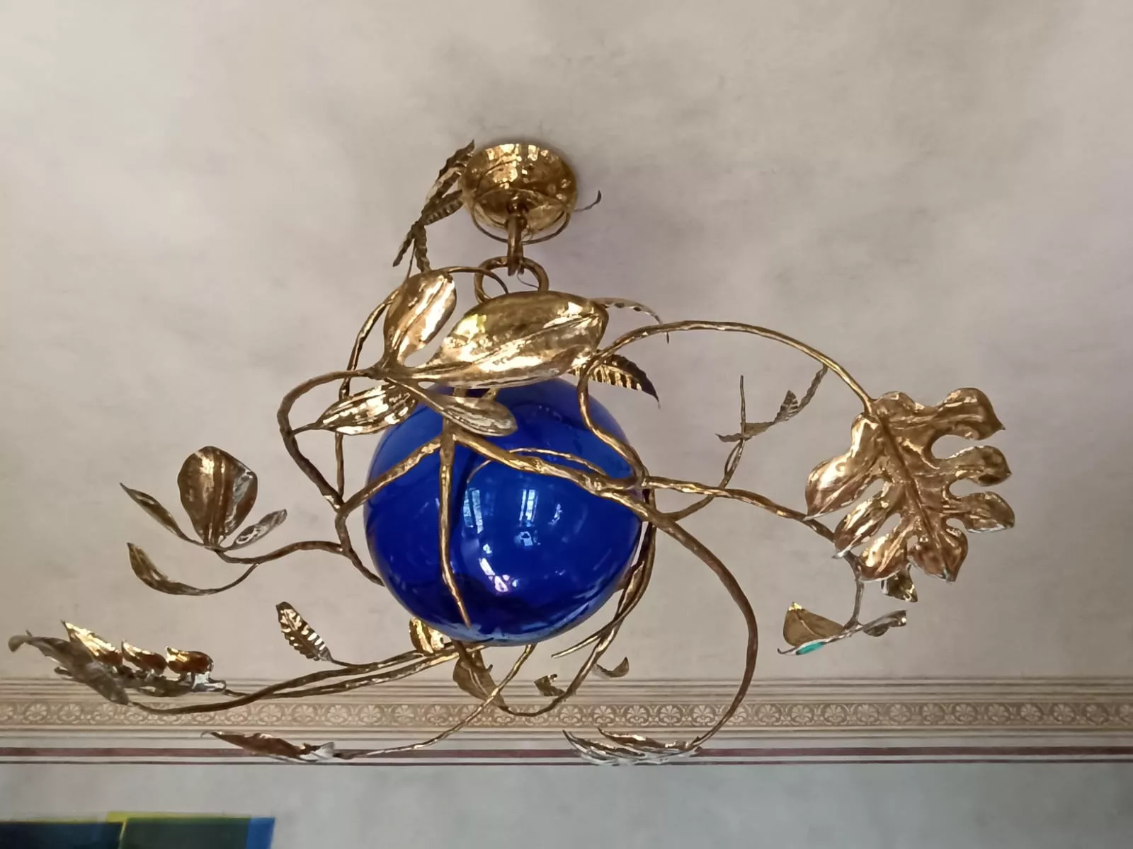 Lustre pour le designer Hubert Le Gall / FLORENCE ITALIE 