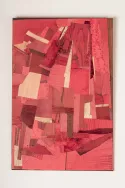 monochrome rouge - creation 2021 - marie dubois marqueterie