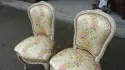 Chaises Louis XV Textile Tassinari