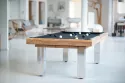 Billard design en vieux bois Megève