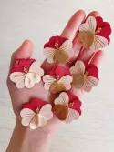 Broche fleur de pensée 