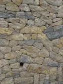 mur de soutènement pierres sèches incertum