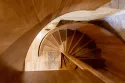 Aménagement intérieur de l'ensemble de châtelet : parquet - portes intérieures - planchers - escaliers - Essence : Chêne - Châtelet de Jonzac (17)