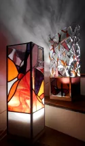 Lampes vitrail
