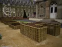 Carré potager osier
