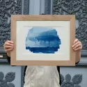 cyanotype encadré