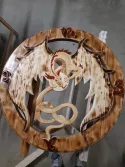 Création unique horloge dragon