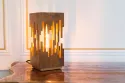 Luminaire d'ambiance à poser en noyer