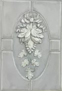 Porte sculptée Couleur essuyée
