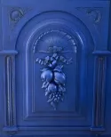 Porte sculptée Patine au chiffon