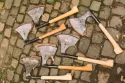 hache d'équarrissage type doloire