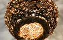 luminaire de l'atelier Vannerie Libre à Tours