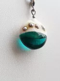 Collier en verre de Murano filé au chalumeau