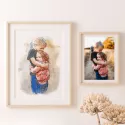 aquarelle frere et soeur