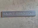 Gravure de lettres - calligraphie onciale , époque romane