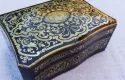 Restauration d'un coffret XIXème en marqueterie Boulle, Valmin Lorey atelier d'ébénisterie.