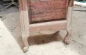 Restauration d'une horloge comtoise du XVIIIème siècle avec réfection compléte du piétement sculpté, Valmin Lorey atelier d'ébénisterie.