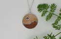 Bijoux nature en argent et bois horizon paisible