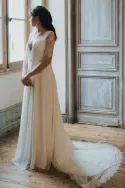 Robe de mariée dentelle - longue traîne