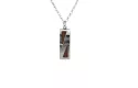Collier nature pour homme en argent et bois naturel - Nature Précieuse